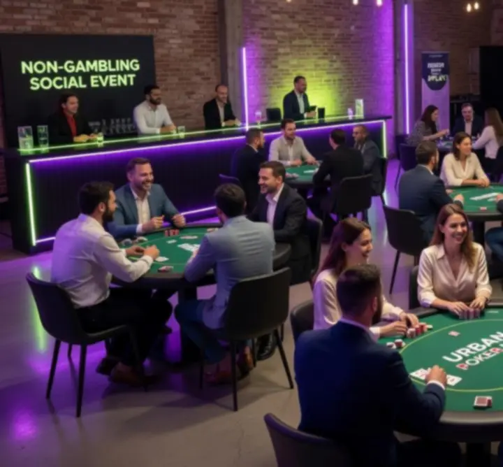 Galeria pokerowa HOR-BUD PAWEŁ RAKOCY – eleganckie stoły i uczestnicy przy grze